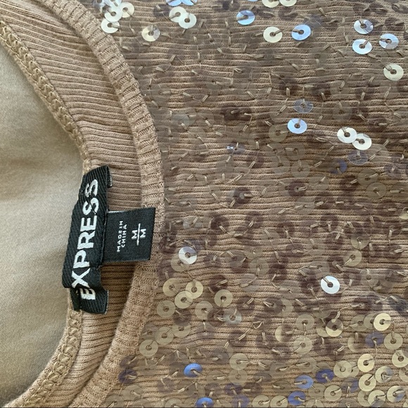 Express sequin tank top - Picture 3 of 3
